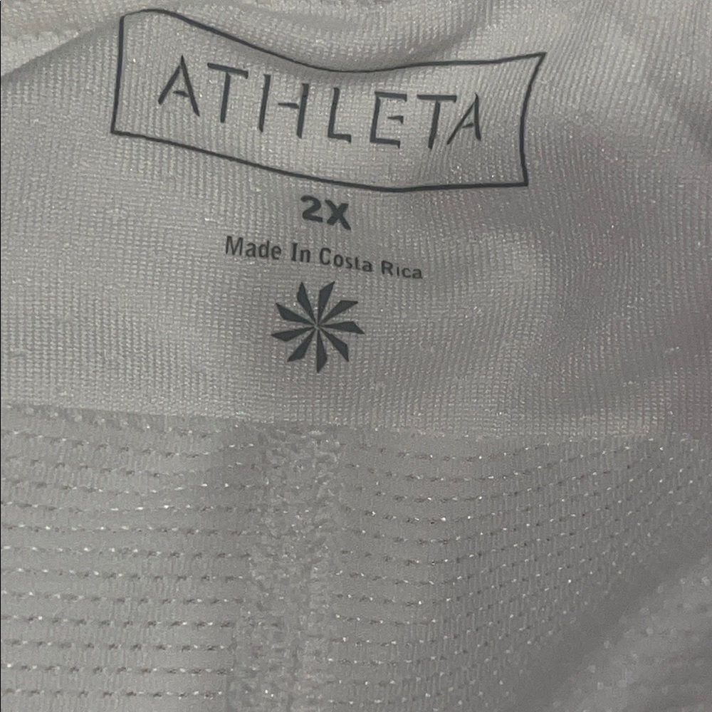 Athleta Mini Skort with Blue and Purple Pattern - Picture 4 of 4